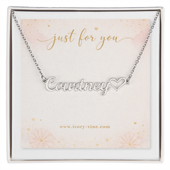 Heart Name Necklace
