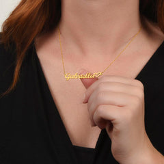 Heart Name Necklace