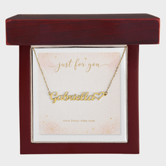 Heart Name Necklace